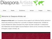Thumbnail linking to Diaspora Artists: graphics, custom cms and online editor, php, html, css, MySQL