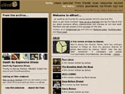 Thumbnail linking to eShed youth film community website: graphics, php, custom cms, html, css, MySQL