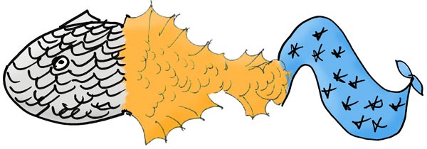 a drawing of a fantastical creature